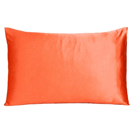 Homeroots 20 x 40 in. Poppy Dreamy Silky Satin King Size Pillowcases 387839